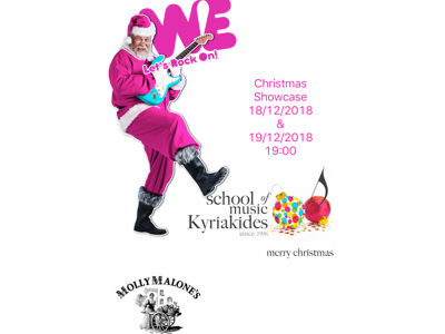 Christmas Showcase 2018 at Molly Malone’s