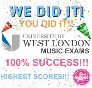 University of West London MUSIC EXAMS 2021